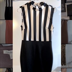 Black and White Stripe Dress